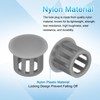uxcell 100pcs Nylon Plastic Hole Plugs, 2/5" (10mm) Round Drill