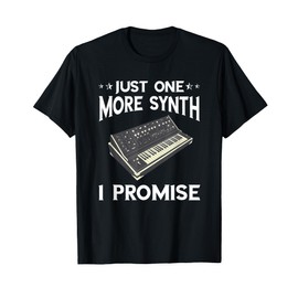 Synthesizer Just One More Synth Modular Synthesizer Player T-Shirt
