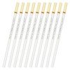 Lotsdonxia 10PCS White Charcoal High Gloss Sketch Pen Layered Three-Dimensional
