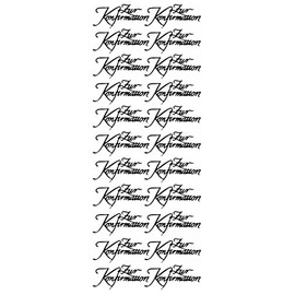 Rössler Papier - Peel Off Confirmation Stickers Gold Pack of 12