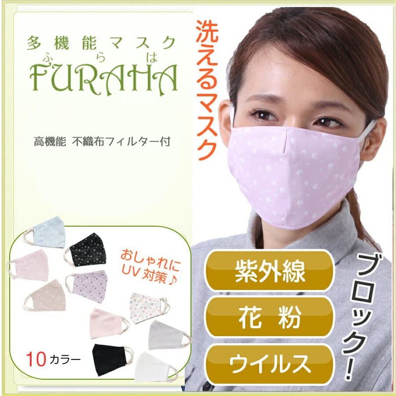 Multi-functional Mask (Washable Mask + 20 High Performance Filters), Made