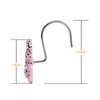 Aldopein Leopard Decorative Shower Curtain Hooks Rings for Summer Tropical