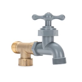 Camco 90 Degree Water Faucet - Provides Extra Outside Water Source by Connecting to Your RV's Fresh Water Inlet, Lightweight Design, (22463)