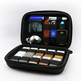 The Nomads Kitchen Travel Camping Kitchen | Portable Camping Kitchen Set Including Chopping Board, Cooking Spices, Cooking Utensil & More!