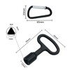 Srup Set of 4 9 mm Metal Triangle Keys, Triangle
