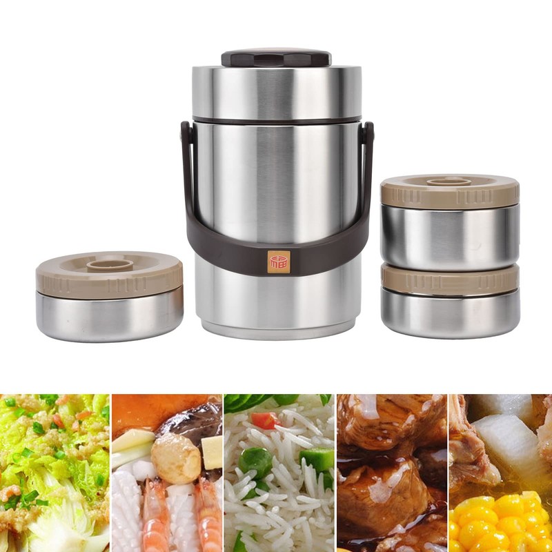 plplaaoo Lunch Box, Thermal Bento Boxes, Portable Bento Lunch Box,