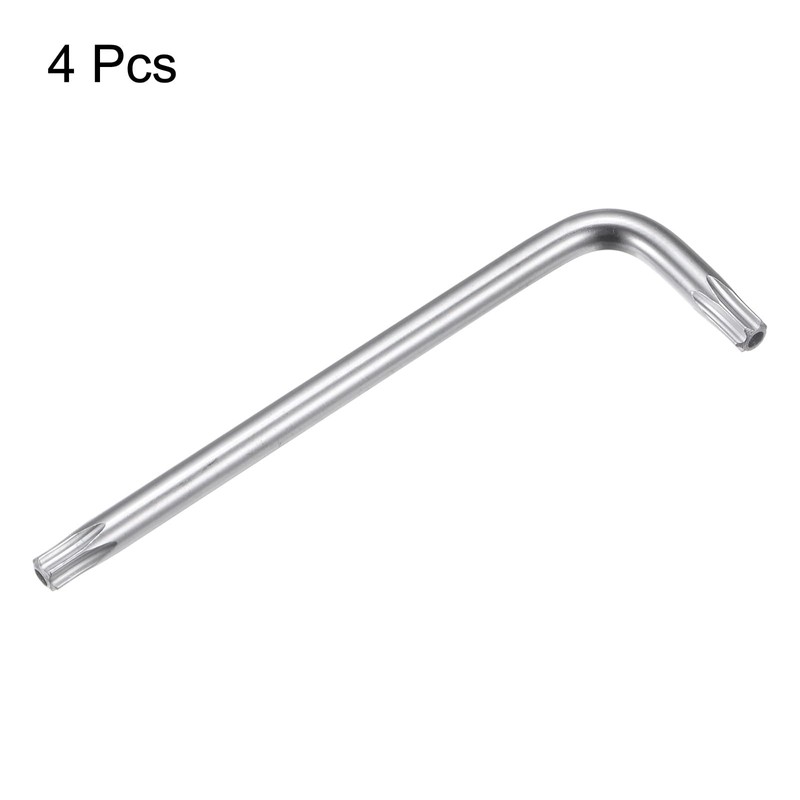 sourcing map 4pcs T25 Tamper Proof Torx Star Key Bit