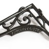 Hammer and Tongs - Ornate Iron Shelf Bracket - D200mm