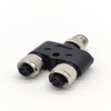 Elecbee M12 Y Connector 4 Pin Male to Female A