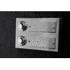 HUBER Surface-Mounted Bell Push Button 2 Compartments Made of Real