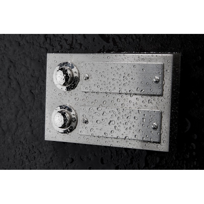 HUBER Surface-Mounted Bell Push Button 2 Compartments Made of Real