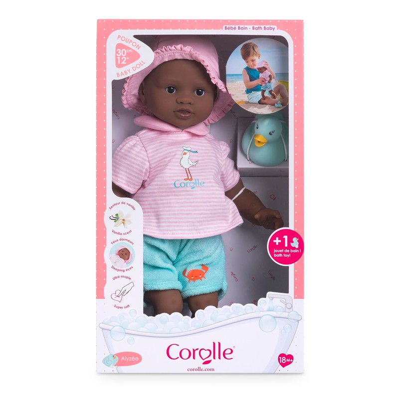 Corolle - My First Baby Doll Alyzée with Bath Toy,