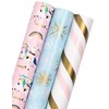 MAYPLUSS Christmas Wrapping Paper Roll - Mini Roll - 17
