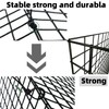 YAFAOCE 30Pcs Plant Protectors from Animals, 12x12 inch Metal Wire