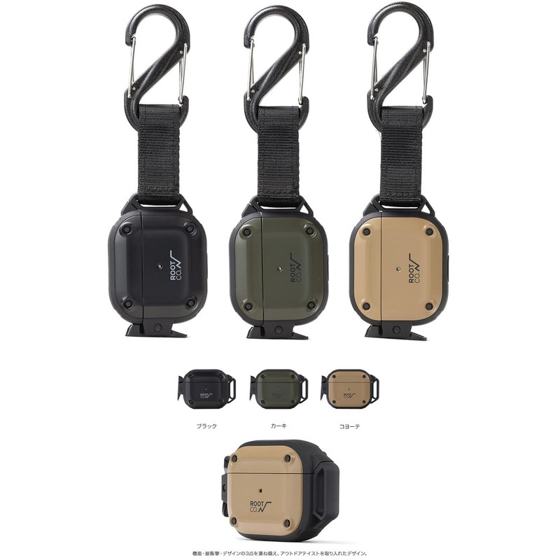 [ROOT CO.] GRAVITY Shock Resist Case Pro. (Compatible with AirPods
