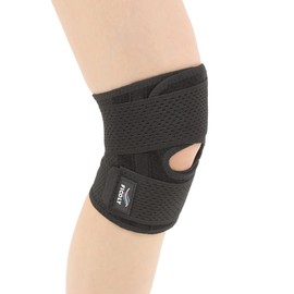 FiCOLY FK-5 Knee Supporter, Thin, For Summer, Mesh, Large Size, Fixed, Sports, Running, Taping,