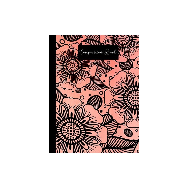 Orange Sunset Composition Book: 110 pgs. Beautiful soft matte cover
