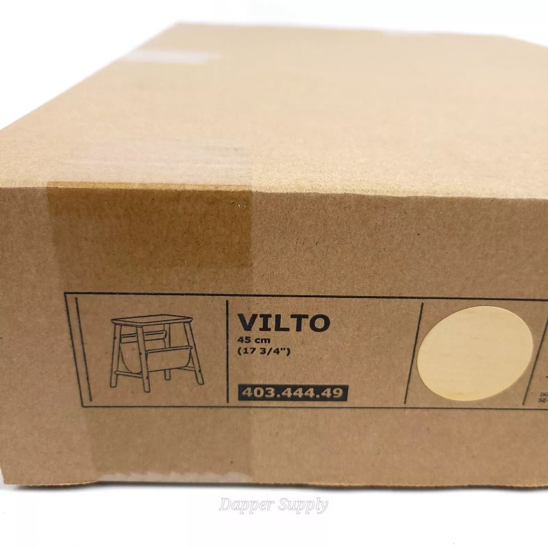 Ikea VILTO Storage Birch Stool 17.75" New 48x30x45 cm