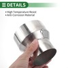 X AUTOHAUX 3"OD to 4"OD Mandrel Exhaust Bend Elbow Concentric