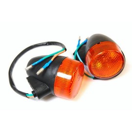 4Z 2X Moped Scooter Front Turn Signal Light GY6 50 150cc 12V 2 Pin Wire Bike LT31