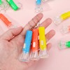 FRIUSATE 20Pcs Mini Torches Keyring Small LED Keyring Torch LED