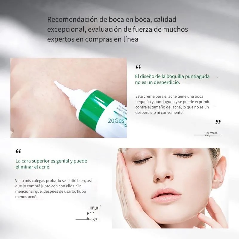 Crema Facial Antiacné Piel Grasa 20g Ebug Todo Tipo Noche