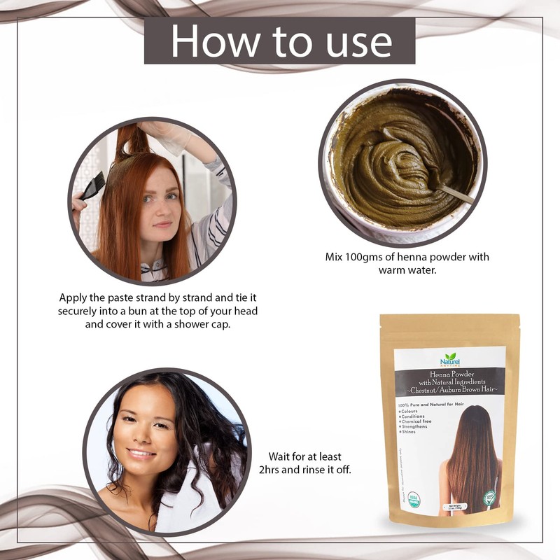 Naturel Anytime Henna Chestnut with Hibiscus | 100gm | check