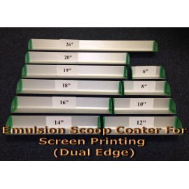 Gold-Up 19" Emulsion Scoop Coater For Screen Printing (Dual Edge)