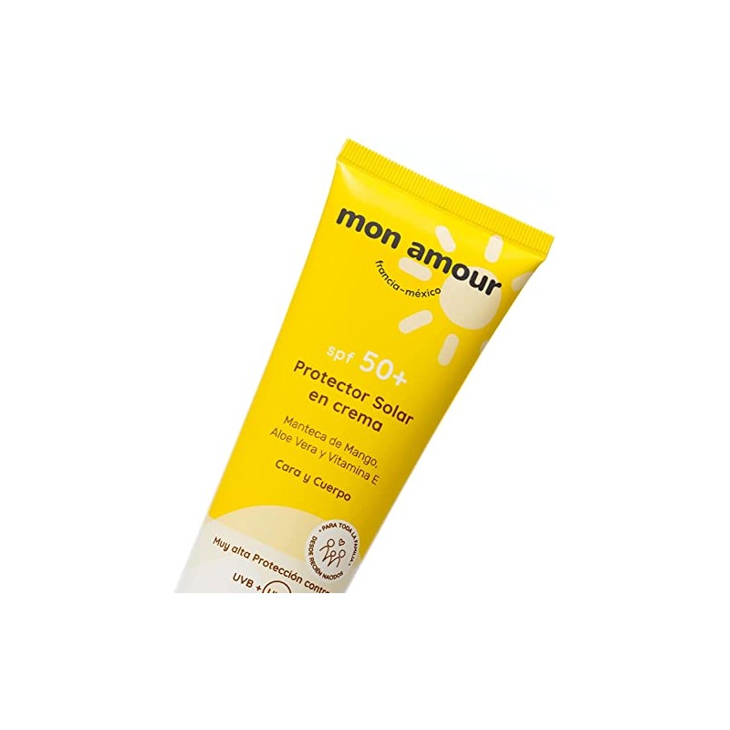 Mon Amour Protector Solar De Alta Protección SPF 50+ En