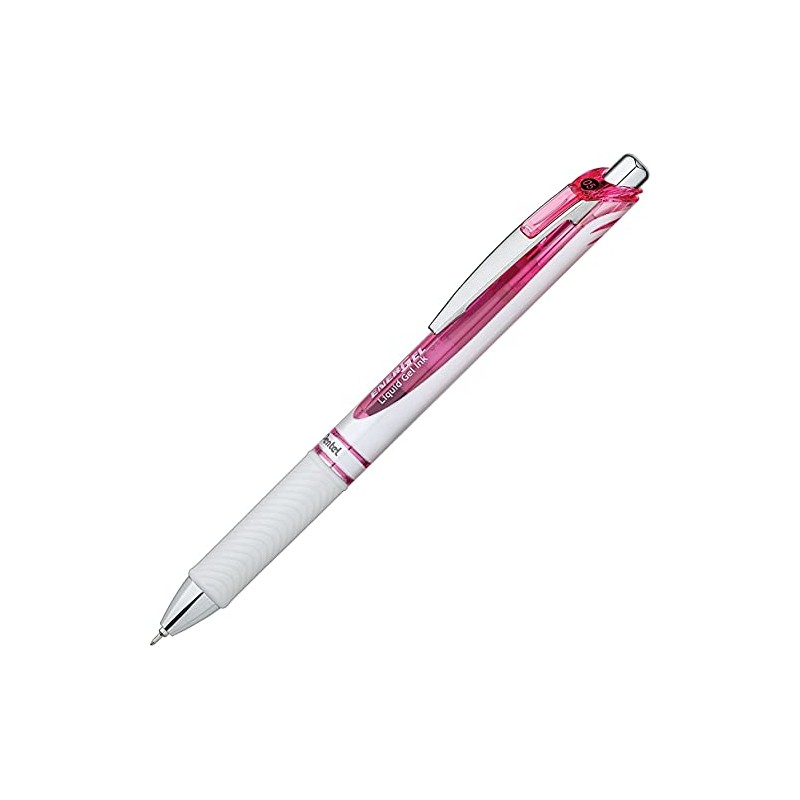 Pentel Pink BCA EnerGel Pearl Deluxe RTX Liquid Gel Pen,