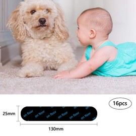 smartelf 16 Stück Antirutschmatte für Teppich, Teppich Antirutschunterlage, Teppich Antirutsch Pads, Waschbare und Wiederverwendbare Teppich Antirutschunterlage für Teppiche und Matten