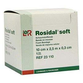 ROSIDAL Soft Bandage 10 x 0.3 cm x 2.5 m Pack of 1