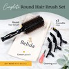 Belula Boar Bristle Round Brush for Blow Drying Set. Round