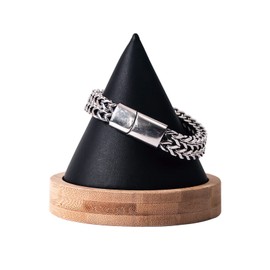 Pangkeep Bracelet Holder Cone Bracelet Display Stand for Show Selling (Black)