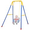 Foldable Baby Swing Frame, Heavy Duty Metal A-Frame Swing Sets