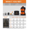 Evonicc Heated Vest for Women with 7.4V 16000mAh Battery Pack,