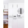 Satanga Edge Black Finger Pull for cabinets Kitchen Concealed Drawer