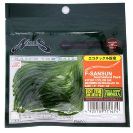 Nories F Sunson Tournament Pack #086 Watermelon Red+Black Flk. 3" (72mm)
