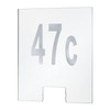 Paulmann 79674 Outdoor Housenumber Transparent Plastic