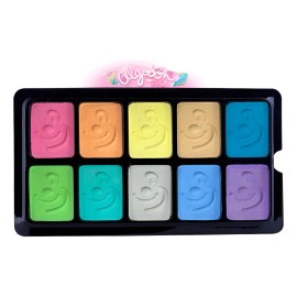 Maquillaje Pastel Profesional 10 Colores Algodon Aqua Bonds