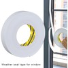 2Pack Single-Sided Adhesive Foam Tape EVA White, Multipurpose Sealing Strip