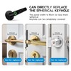 Fingerprint Door Lock Door Knob with Keypad Keyless Entry Door