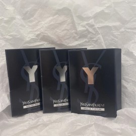 Yves Saint Laurent 3 Pcs Y by Yves Saint Laurent YSL Men's Eau de Parfum Sample Spray Vial 0.04 oz