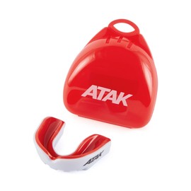 ATAK Fortis Dual Layer Gel Mouthguard Adults and Junior Gum Shield with Case Ultimate Protection for Rugby, Hockey, Boxing and All Contact Sports