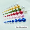 LIMAOLLY 8000pcs 3mm Flatback Half Pearls Round Crafts Beads for