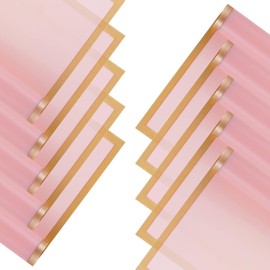 20 Sheets Flower Wrapping Paper Waterproof Bouquet Package Paper Floral Supplies for Wedding Birthday Flower Shop DIY Craft for Graduate Valentine's Day Mother's Day (Pink, 22.8x22.8inches)