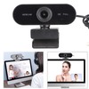 Webcam USB Camera Builtin Microphone Computer Accessory for Live Broadcast