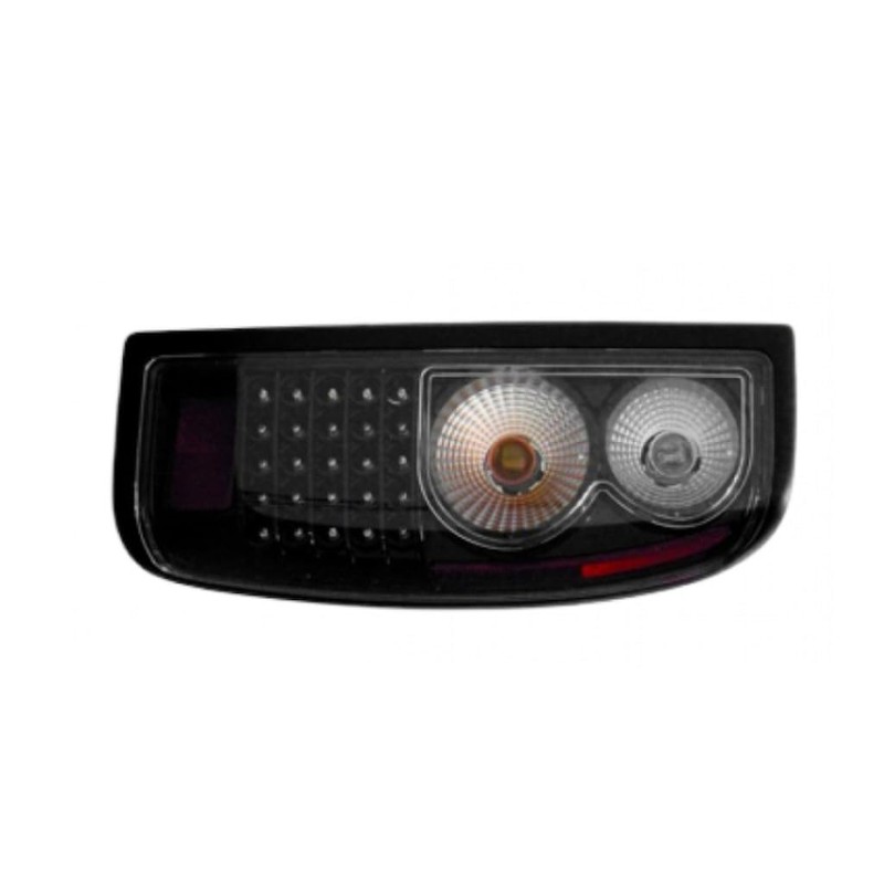 For Nissan Frontier 1998-2004 Tail Light LED Black Driver and