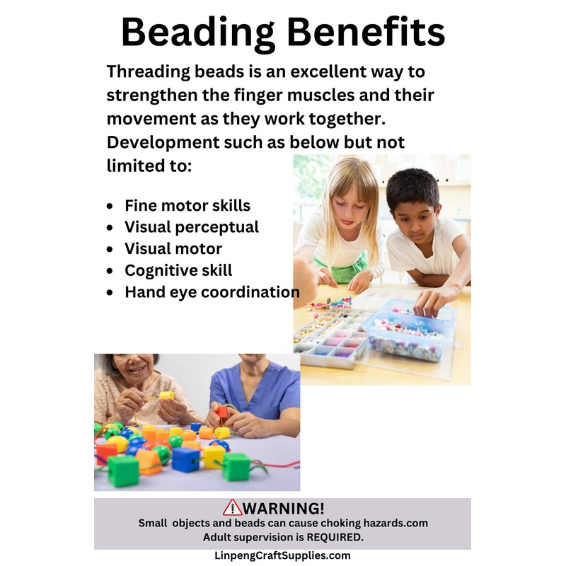 Linpeng DIY Rosary Prayer Wood Beads Kit