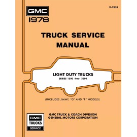 1978 GMC Truck 1500-3500 Service Manual